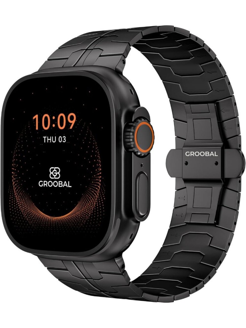 Grade 5 Titanium Apple Watch Band - Anti-Scratch, Secure Fit, 49mm & 46mm